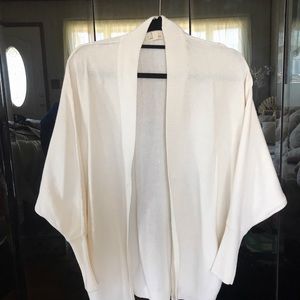 Cream sweater cardigan